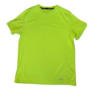 DryTek Neon Yellow t-shirt, size 14